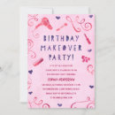 Search for makeover party invitations Salon