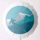 Search for ski balloons Snow