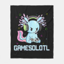 Search for gamer blankets Axolotl