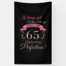 Search for 65th birthday banners 65 years old