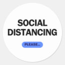 Search for social distancing stickers Humor