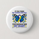 Search for down syndrome awareness buttons Trisomy 21