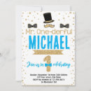 Search for mr onederful invitations 1st