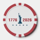 Search for memorial poker chips Red white blue