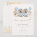 Search for teddy bear twin shower invitations We can bearly wait
