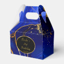 Search for royal blue favor boxes Blue and gold