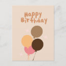 Search for boho birthday cards Simple