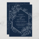 Search for blue wedding invitations White