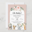 Search for rose baby shower invitations Modern