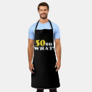 Search for 50th birthday aprons Black