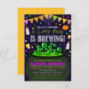 Search for baby halloween invitations A baby is brewing