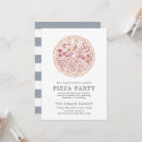 Search for pizza party invitations Watercolor