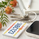 Search for license plate keychains California