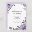 Search for floral 21st birthday invitations Flowers