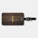 Search for wood luggage tags Monogrammed