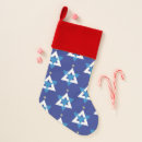 Search for jewish christmas stockings Blue and white