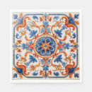 Search for italian table napkins Blue