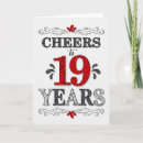 Search for 19th birthday cards Nineteen