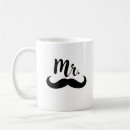 Search for mustache mugs Bride and groom