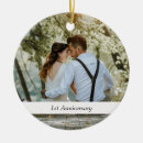 Search for first anniversary ornaments Keepsake