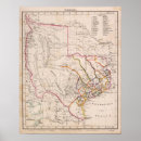 Search for texas counties map posters Lithographed