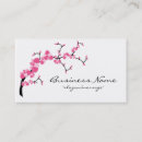 Search for cherry blossoms business cards Asian