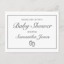 Search for baby shower invitation postcards Simple