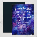 Search for twinkle twinkle little star birthday invitations Celestial