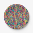 Search for paisley paper plates Red