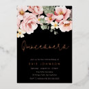 Search for pink black quinceanera invitations Blush