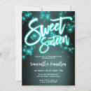 Search for teal sweet 16 invitations Sweet sixteen evite