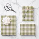 Search for green gingham wrapping paper Plaid