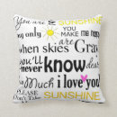Search for you are my sunshine pillows Sunny