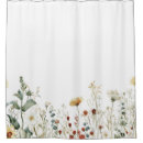 Search for wildflower shower curtains Watercolor