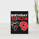 Search for ninja birthday cards Party