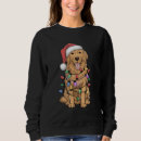 Search for golden retriever womens hoodies Santa