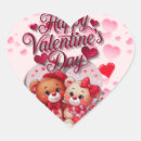Search for bear couple stickers Red