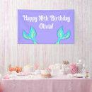 Search for teal birthday banners Mermaid