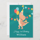 Search for dinosaur 3rd birthday cards Cute