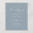Search for blue and white wedding invitations Classic