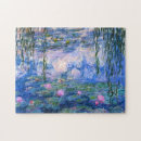 Search for claude monet water lilies puzzles French