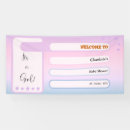Search for baby girl shower banners Heart