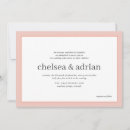 Search for pink border wedding invitations Modern