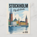 Search for sweden postcards Stockholm skyline