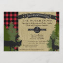 Search for family reunion invitations Buffalo plaid