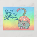 Search for vintage birthday postcards Cat