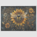 Search for sunflower decoupage tissue paper Bee