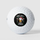 Search for beer golf balls Santa