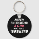 Search for volleyball keychains Girl
