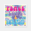 Search for tie dye napkins Sixties